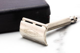 1940's Gillette Ball End Double Edge Razor In Leather Case | Original Condition