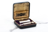 1920's GIllette Milady Decollete DE Safety Razor in Leather Case | Original Condition