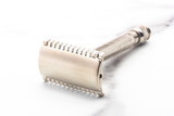 1930's Gillette NEW Long Comb Ball End Safety Razor With Replica Handle | Factory Nickel Revamp