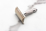 1967 M3 Gillette Travel Tech Etched Logo Double Edge Safety Razor | Original Condition