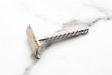 1969 O1 Gillette Spiral Handle Ball End Tech Safety Razor | Original Condition