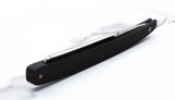 4/8'' Vintage Restored Genco Straight Razor With Black Acrylic Scales