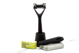 Leaf | The Leaf Two Double Blade Pivoting Razor Kit - Black