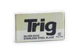 Trig Silver Edge Stainless Steel Double Edge (DE) Razor Blades