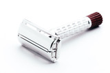 1956 B2 Gillette Red Tip Heavy Super Speed Safety Razor | Rhodium Revamp