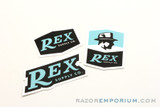 REX Supply Co. Stickers (Set of 3)