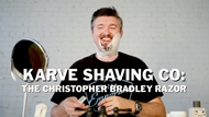 Karve Shaving Co, The Christopher Bradley Razor with Taylor of Old Bond Street Shaving Cream and Proraso