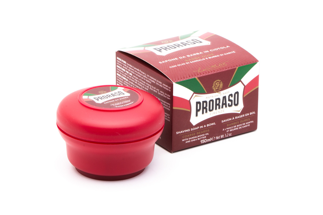 Proraso Red Shaving Soap With Sandalwood & Shea Butter
