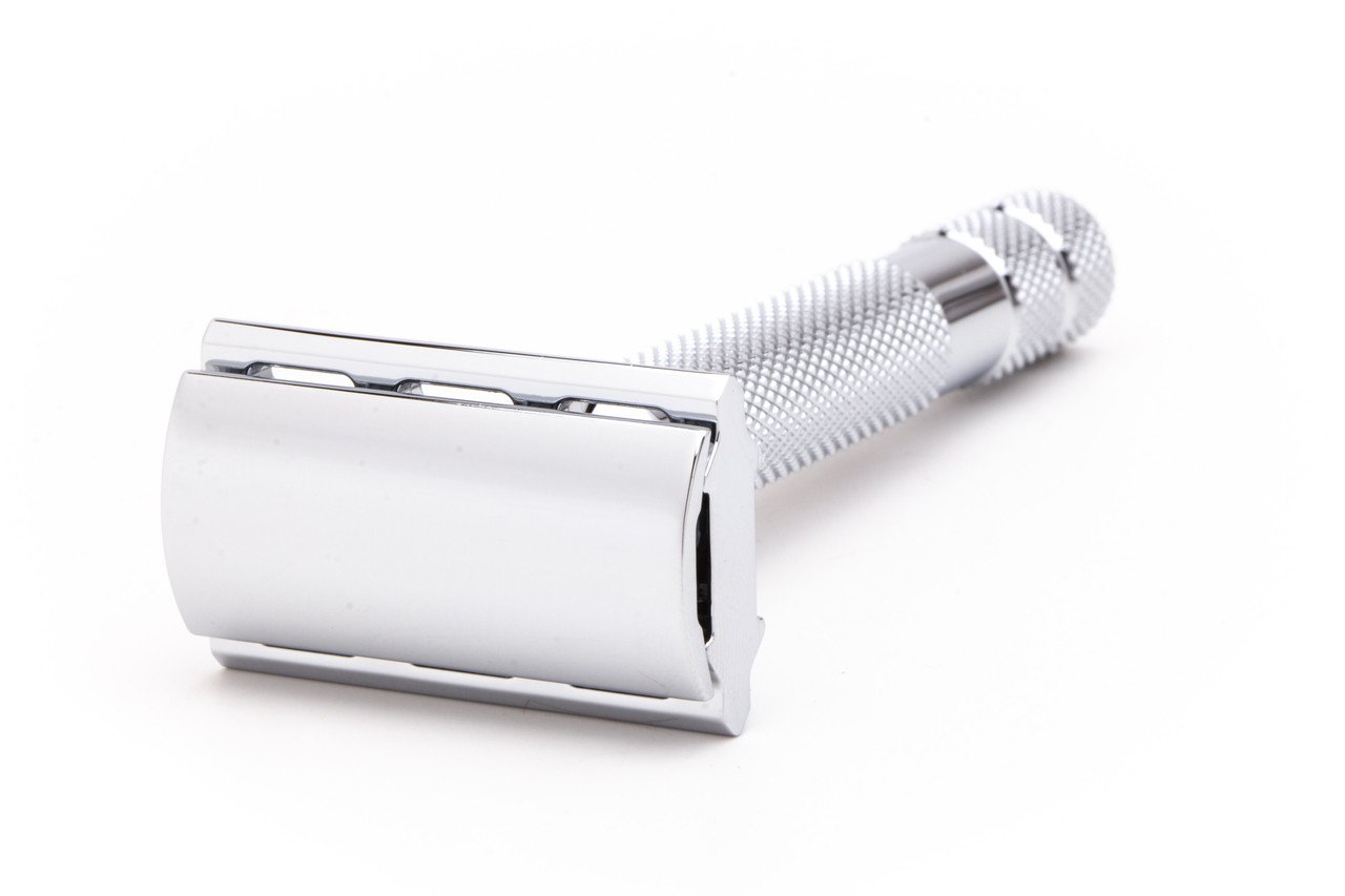 Rockwell White Chrome Safety Razor Stand | Razor Emporium - Razor Emporium