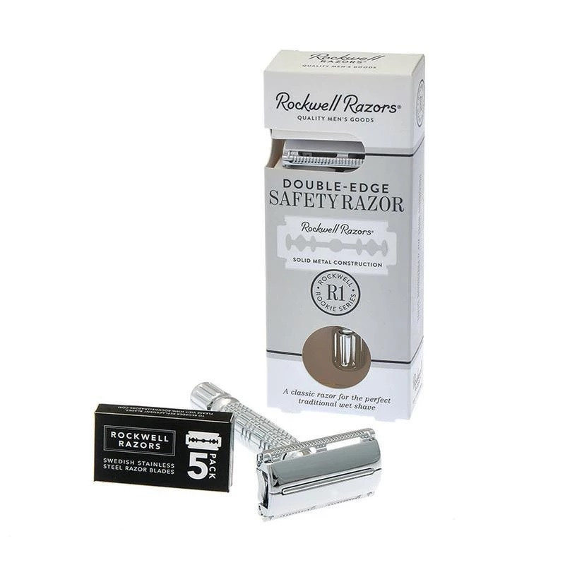 Rockwell White Chrome Safety Razor Stand | Razor Emporium - Razor Emporium