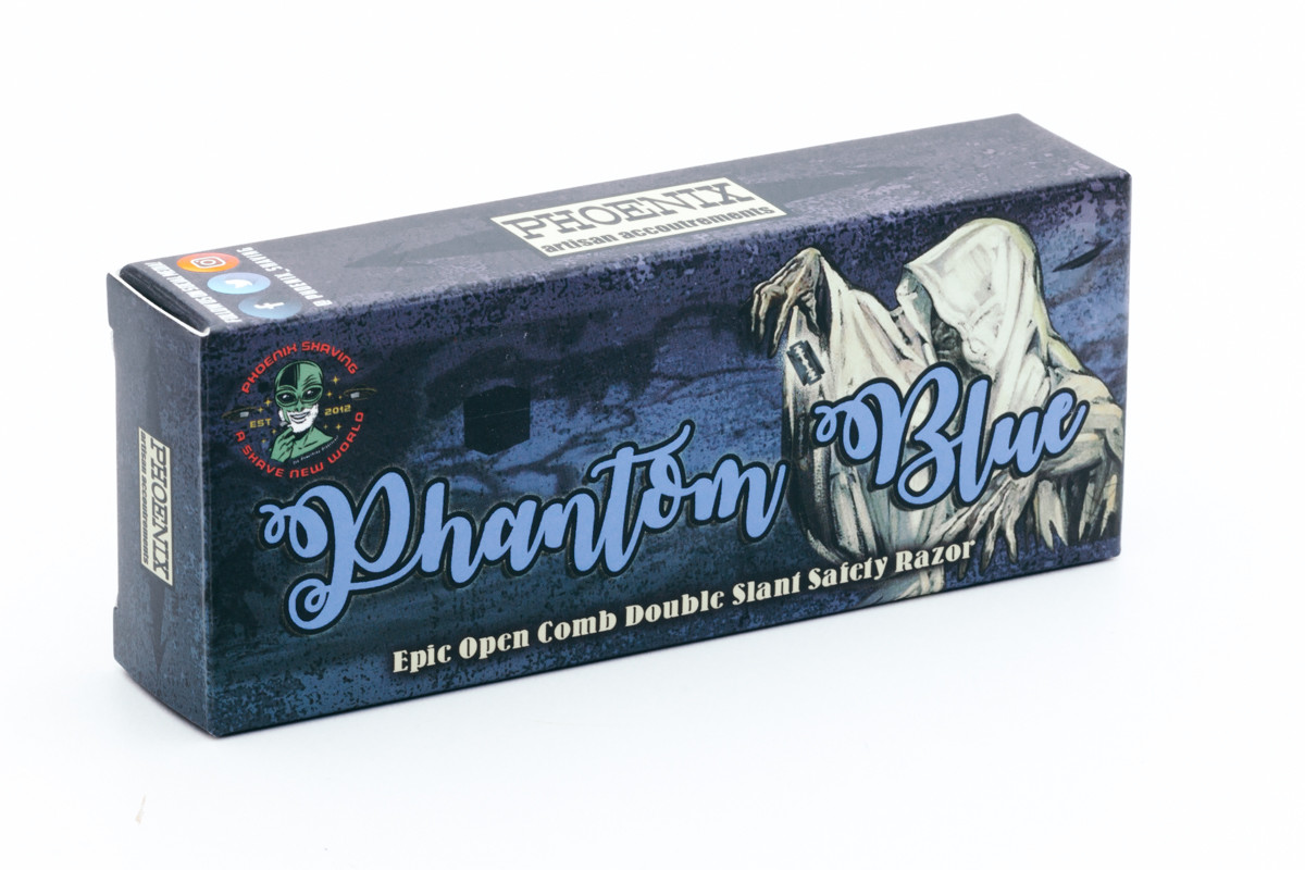 Phoenix Artisan Fakelite | Phantom Blue Open Comb Double Slant