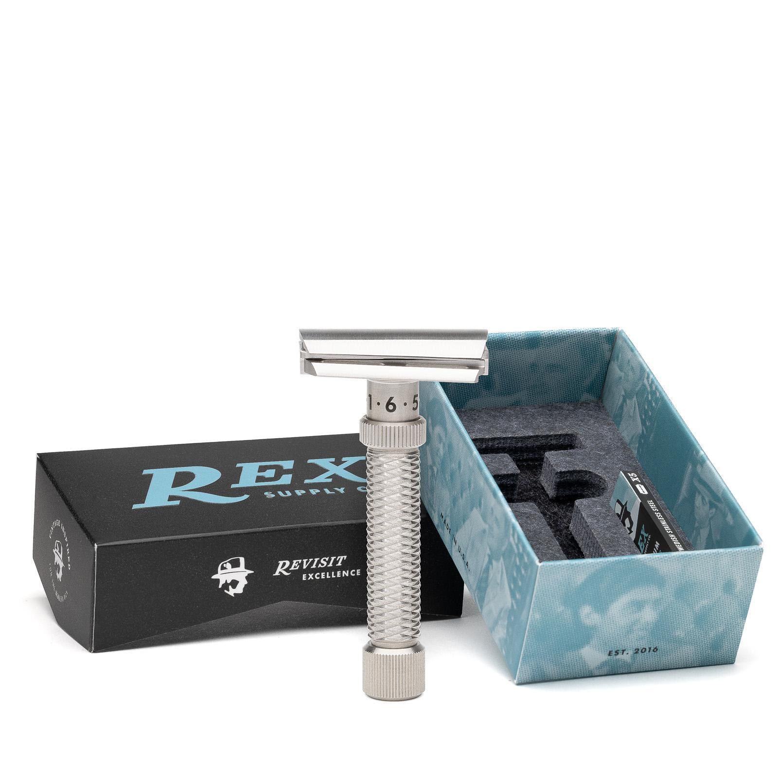 Rex Supply Co | Sentry Slant DE Razor | Razor Emporium - Razor