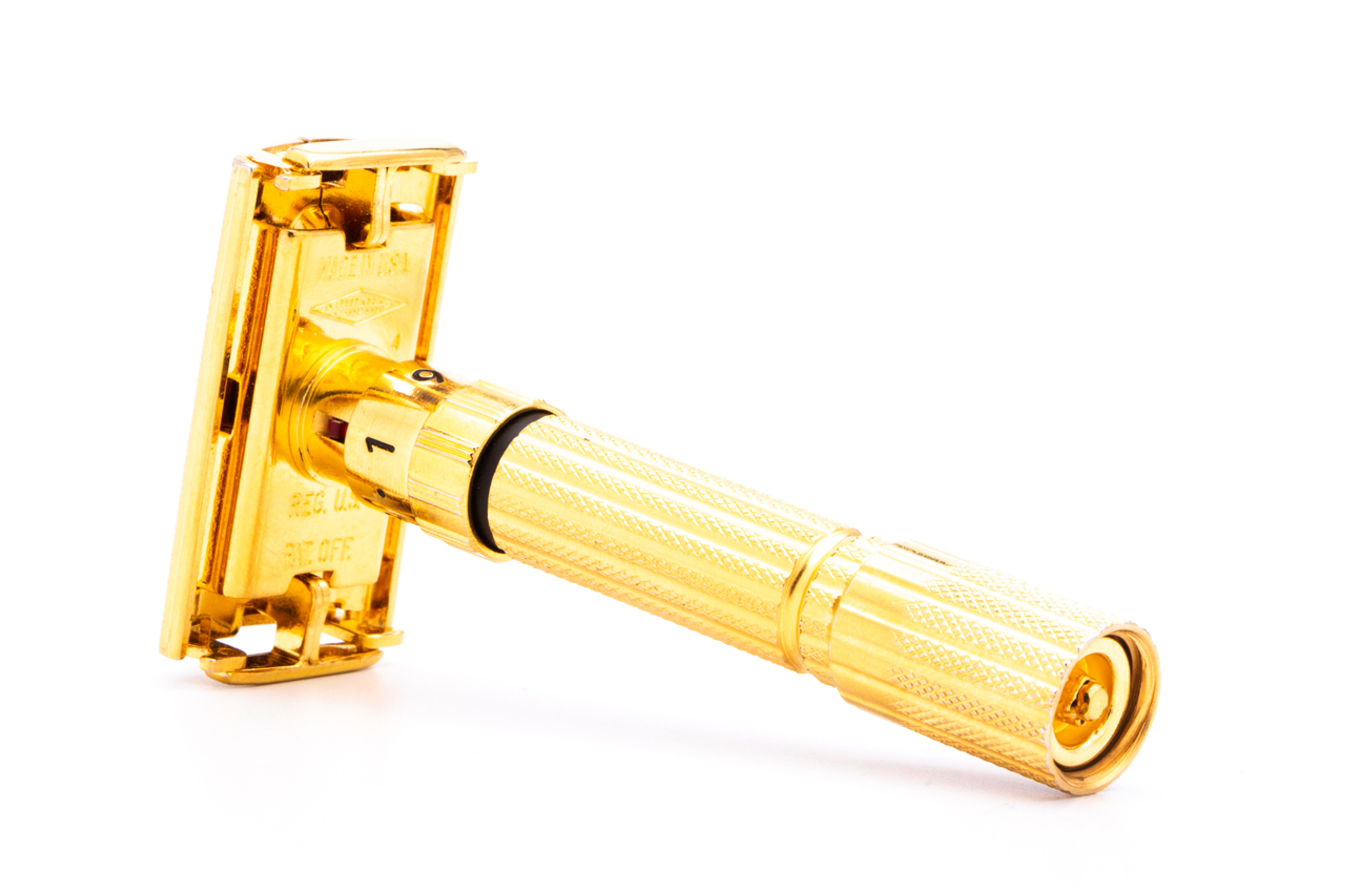 Gillette Fatboy Adjustable | DE 24K Revamp | Razor Emporium