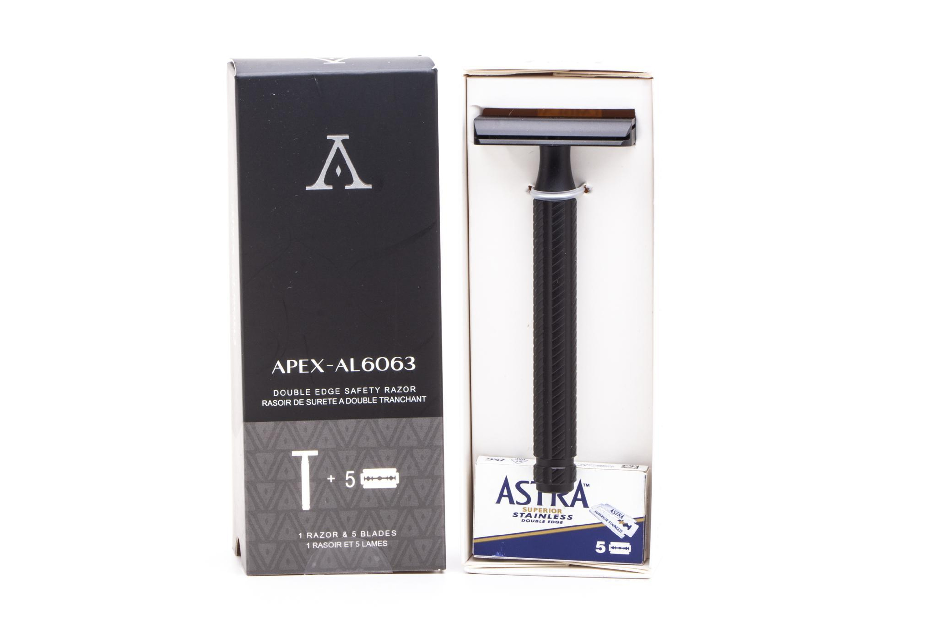 Apex Razor. AL-6063 メンズ剃刀 The APEX-AL Razor (Jet Black) – Aylsworth Razors