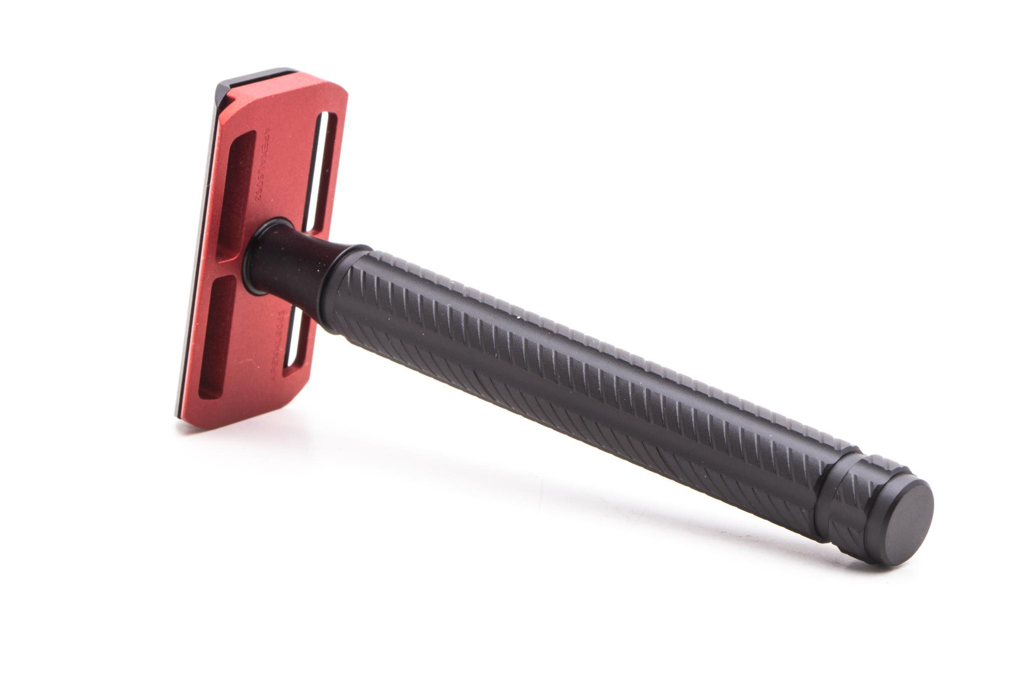 Ayslworth Razor | Apex - AL6063 | Jet Black Blood Red - Razor Emporium