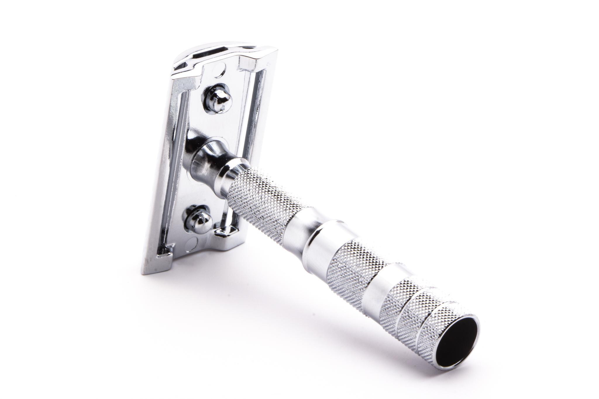 Merkur Travel DE Safety Razor w/ Travel Case | Closed Comb - Razor