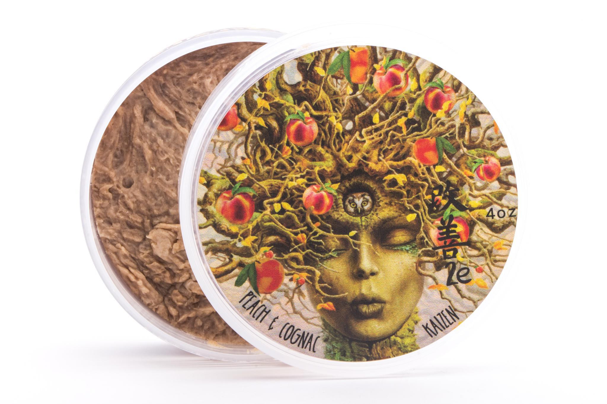Ariana & Evans | Peach & Cognac Shaving Soap (K2e) - Razor Emporium
