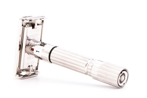 1960 F1 Gillette Fatboy TTO Adjustable Double Edge Razor | Rhodium