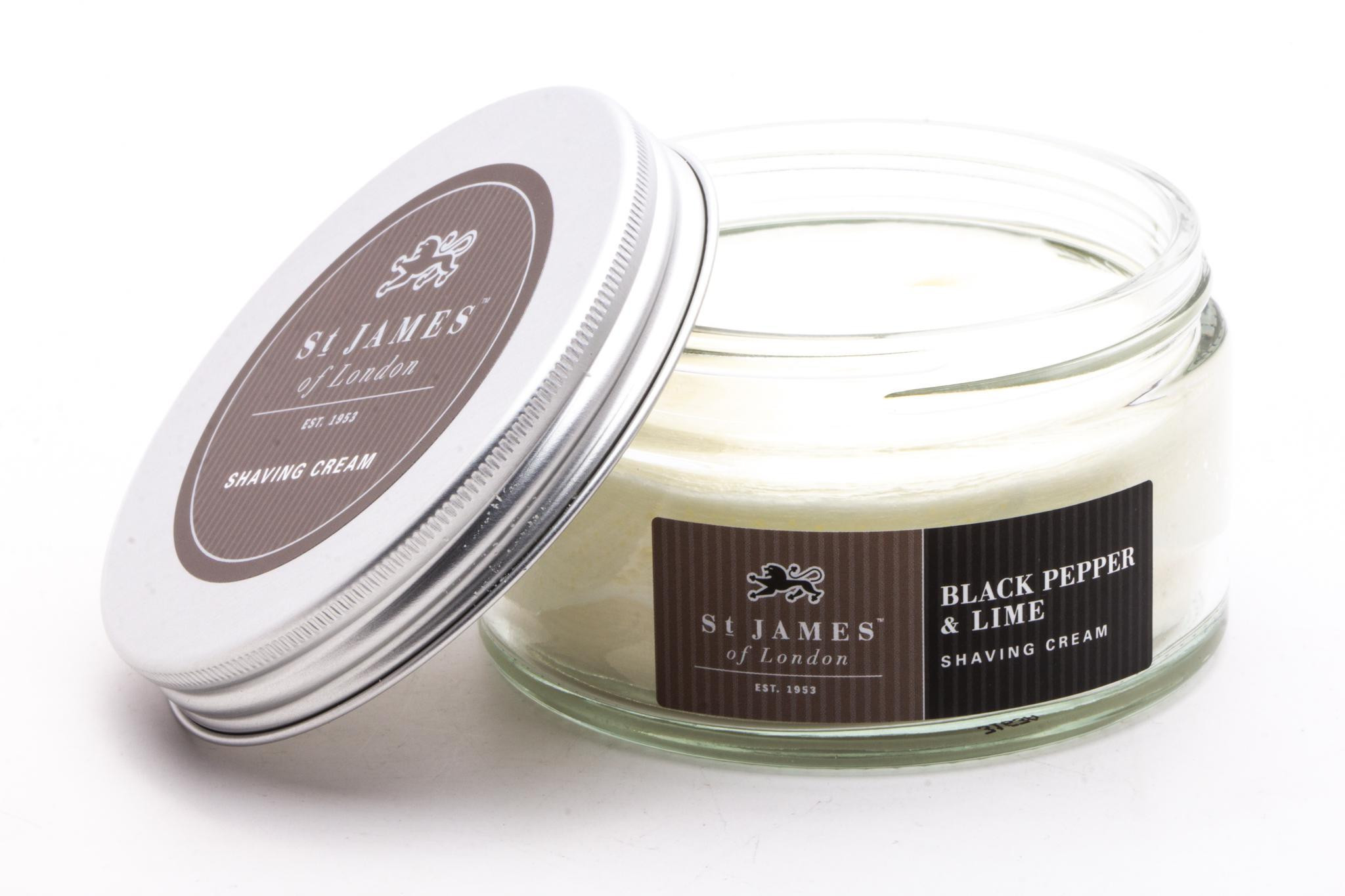St. James of London | Black Pepper & Persian Lime Shaving Cream