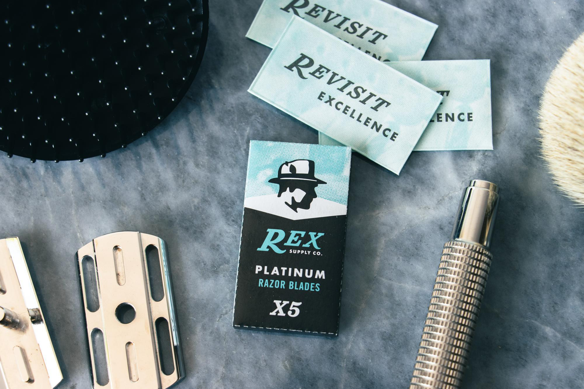 Rex Supply Co. | Platinum Double Edge Razor Blades - Razor Emporium