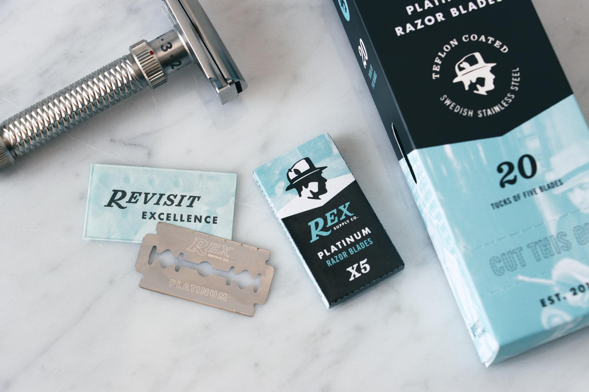 Rex Supply Co. | Platinum Double Edge Razor Blades - Razor Emporium