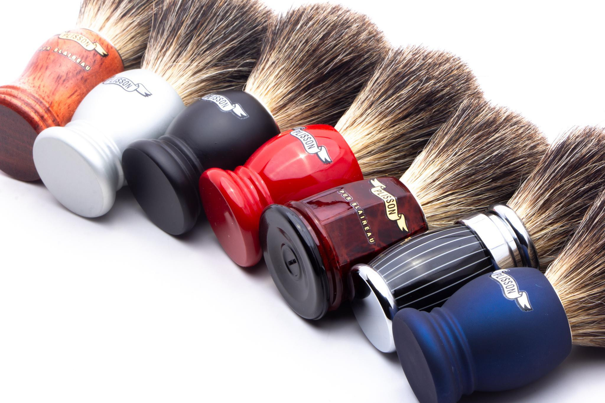 Plisson 1808 | Arctic Gray Essential Russian Gray Badger Shaving