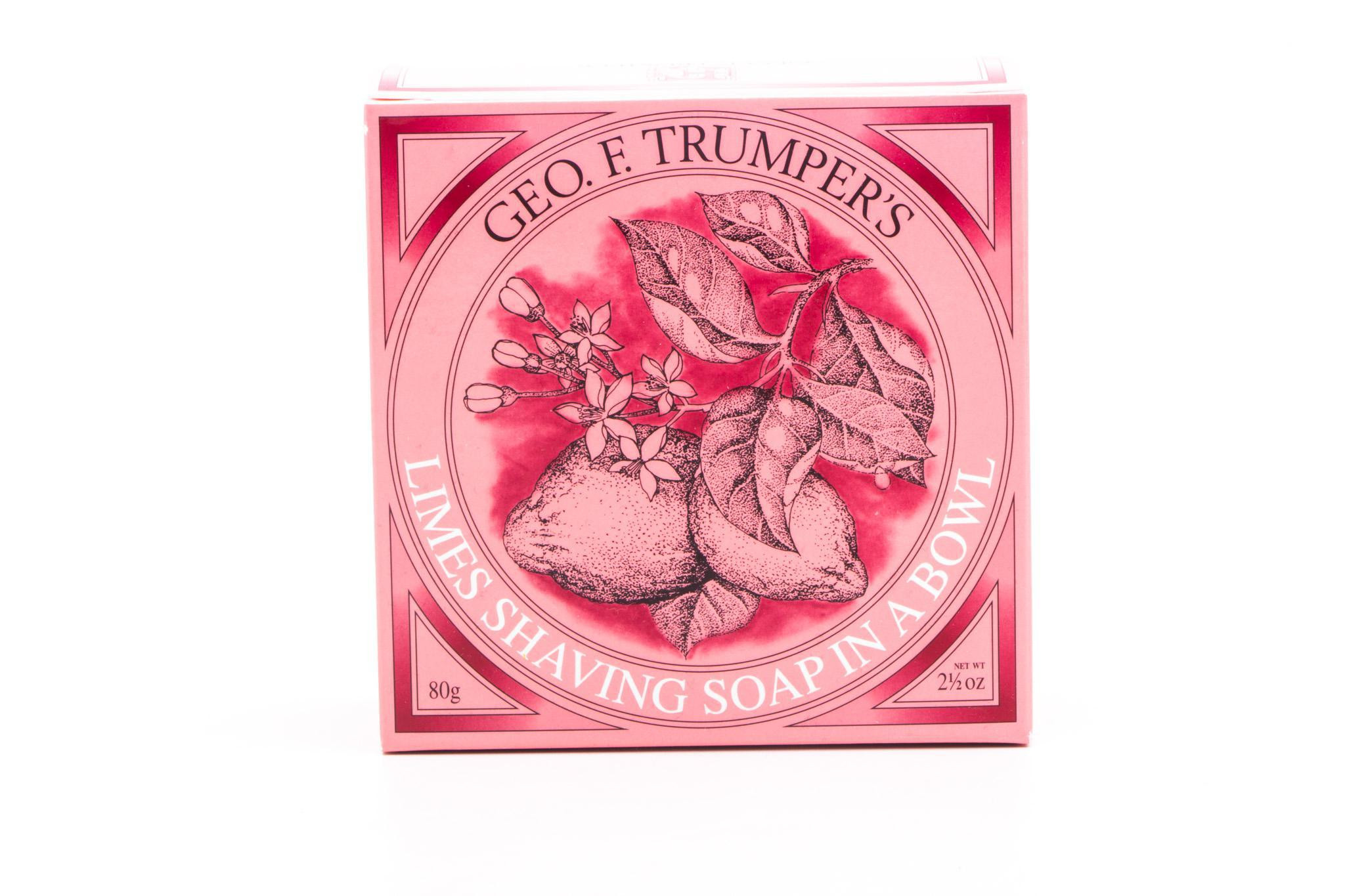 Geo F. Trumper | Limes Hard Shaving Soap in Wooden Bowl - Razor