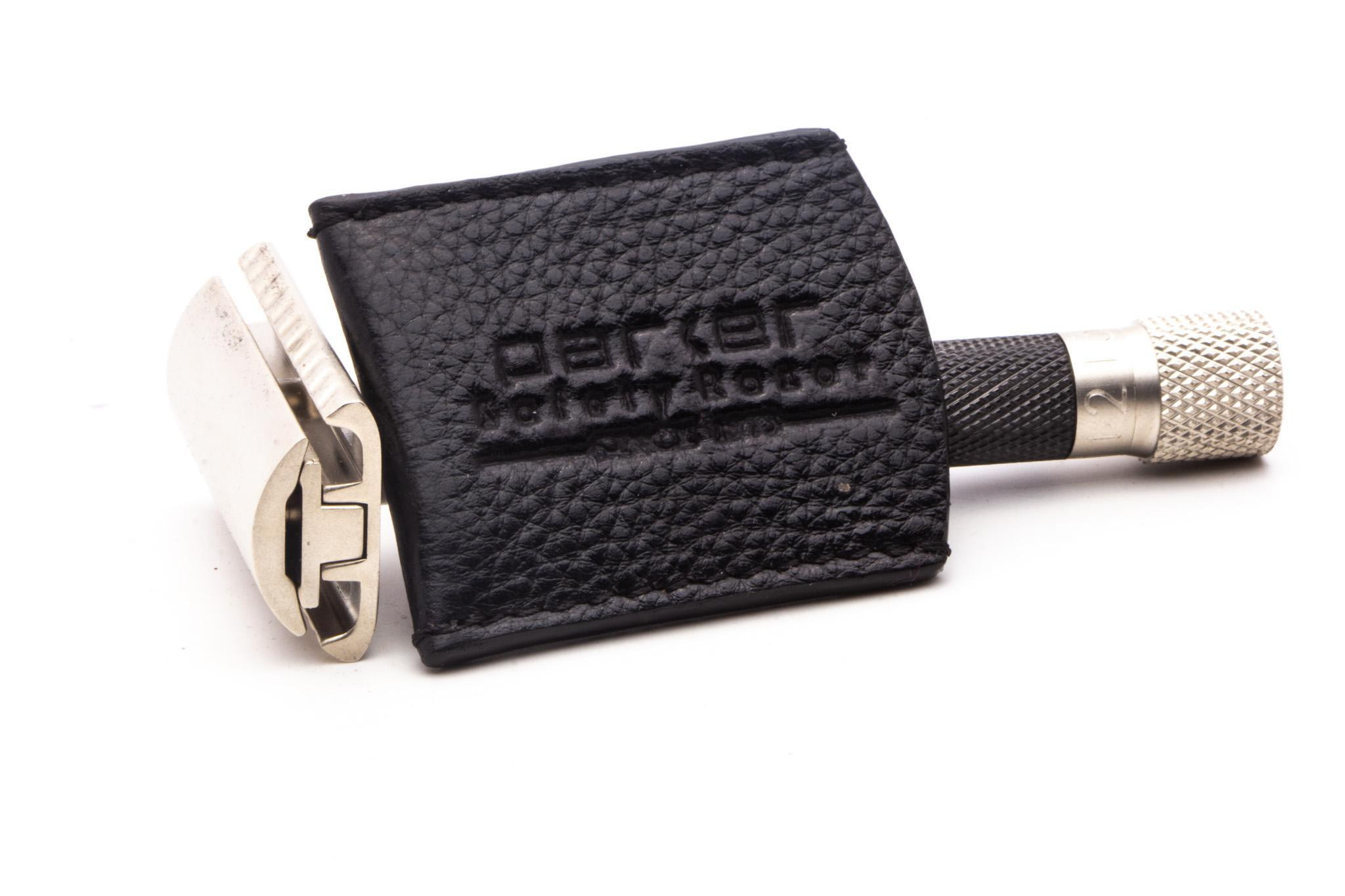 Parker | Genuine Leather Double Edge Razor Sheath - Razor Emporium