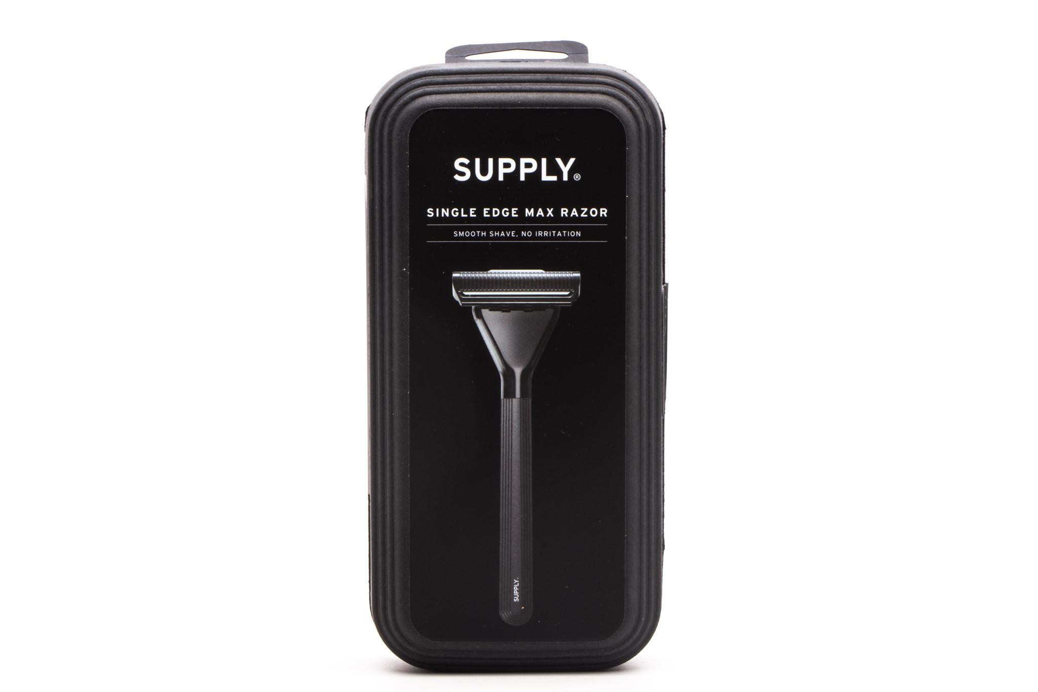 Supply | The Single Edge Max Jet Black Safety Razor - Razor Emporium