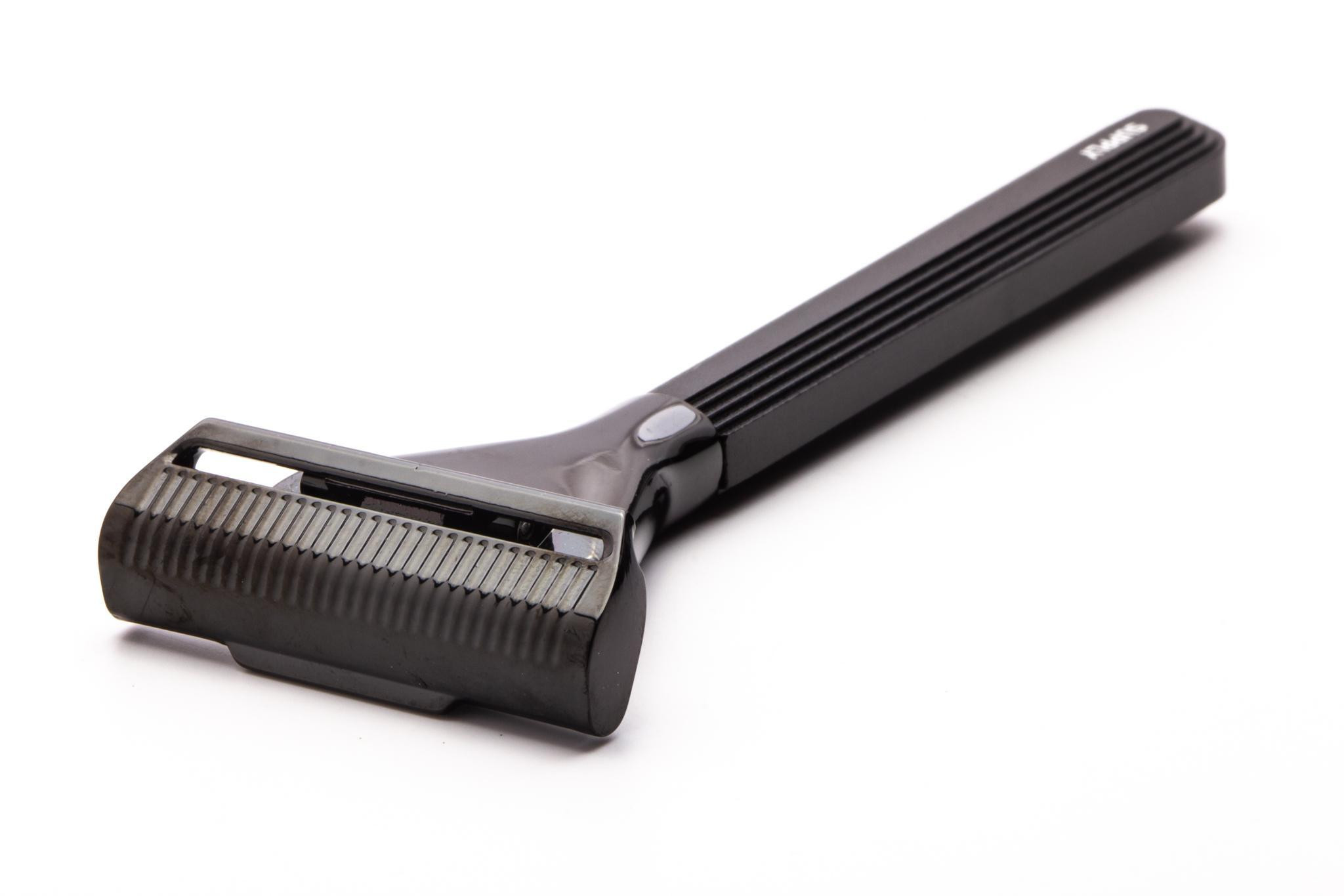 Supply | The Single Edge Max Jet Black Safety Razor - Razor Emporium