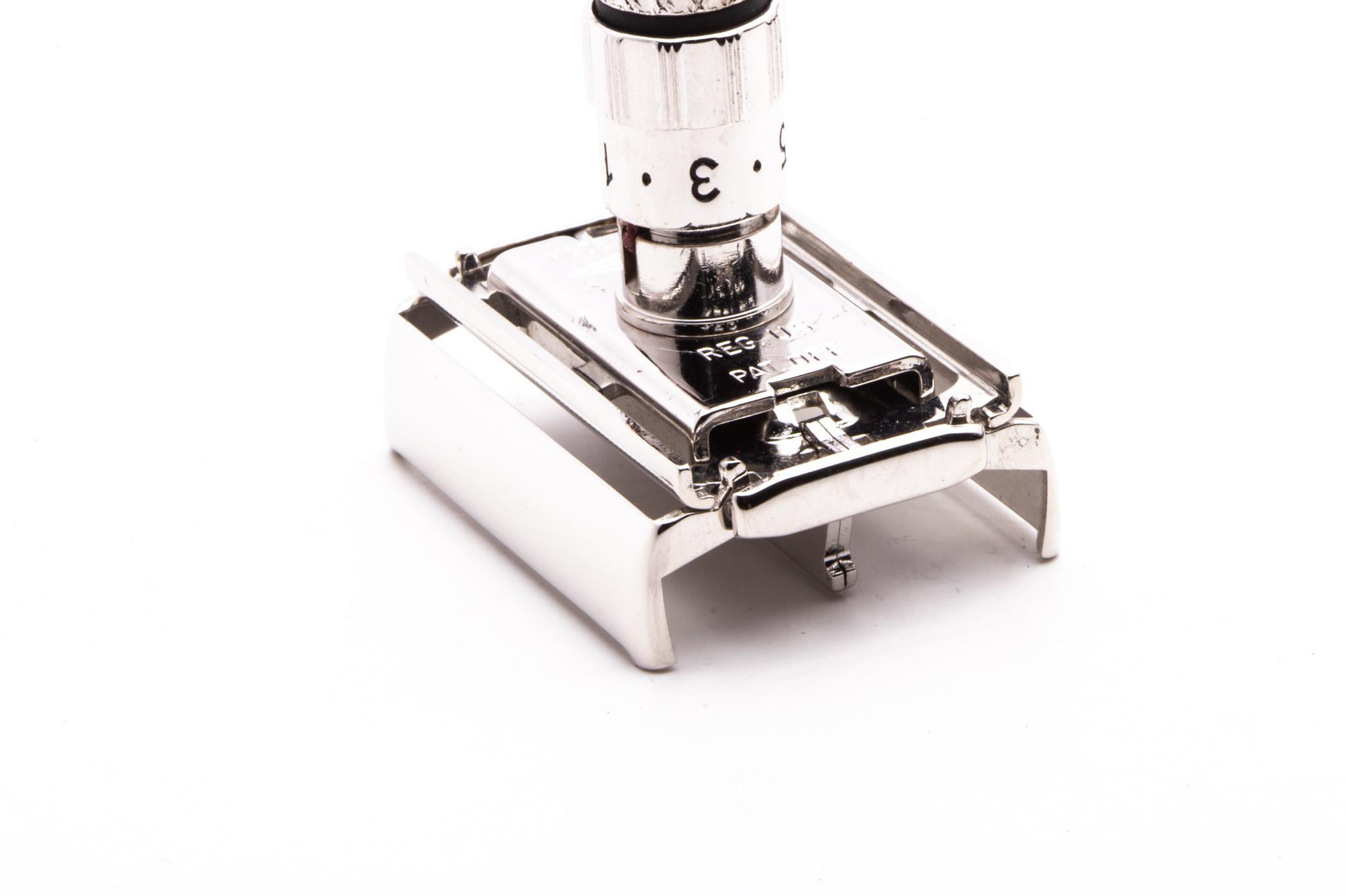 1961 G2 Gillette Fatboy Adjustable Double Edge TTO Safety Razor