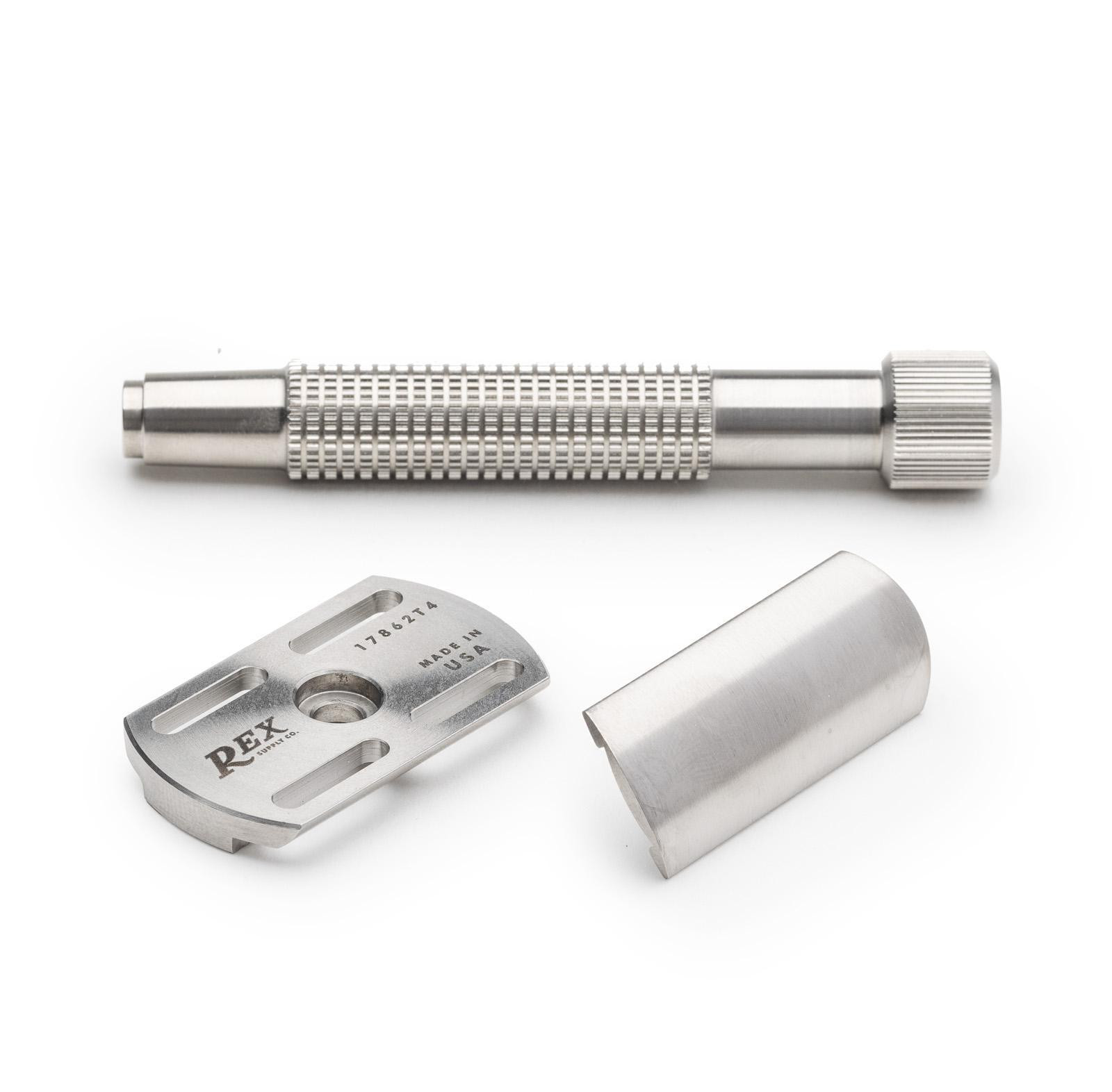 Rex Supply Co. | Envoy XL Three Piece Stainless Steel Double Edge