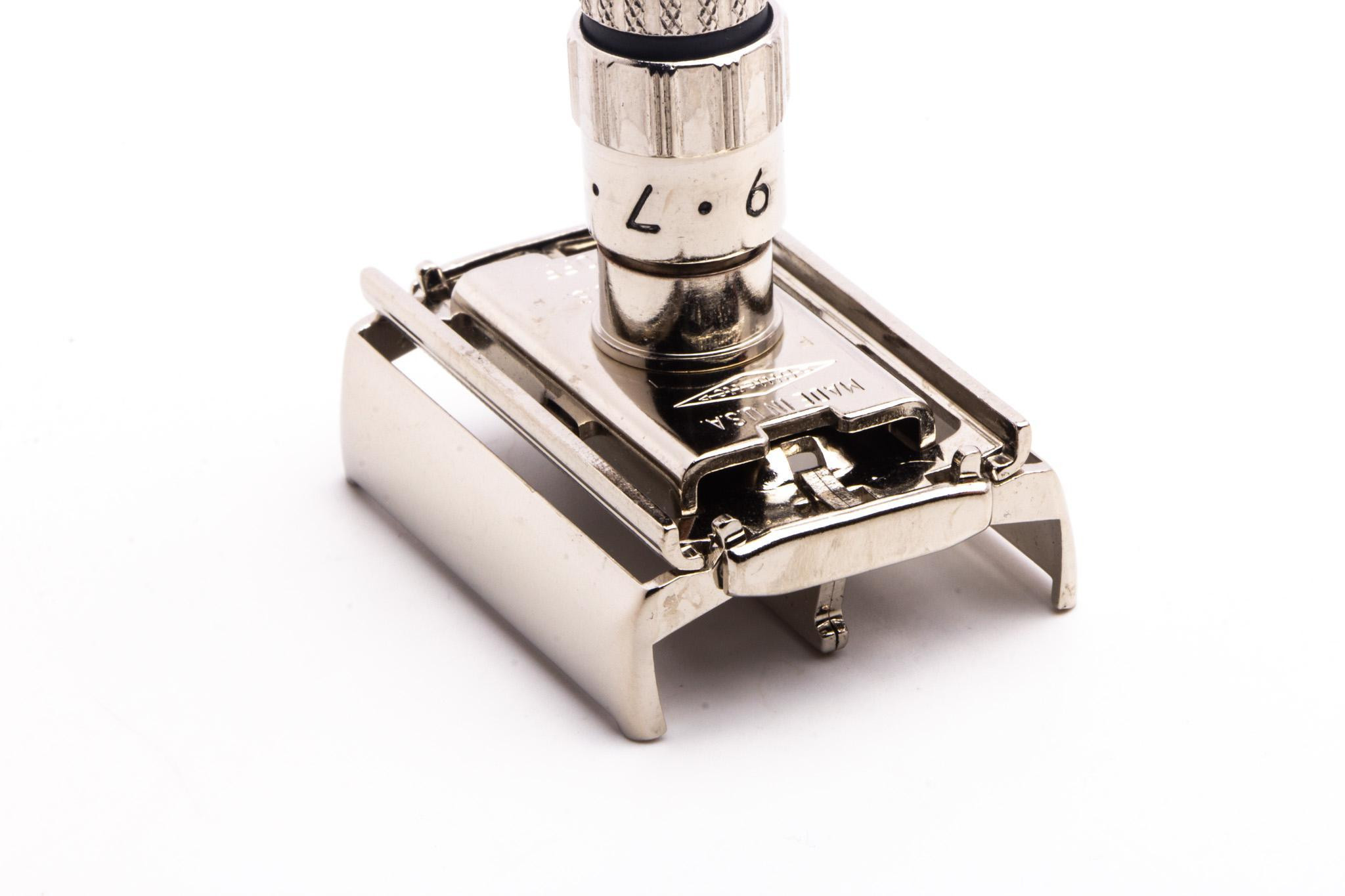1960 F1 Gillette Fatboy Adjustable TTO Double Edge Safety Razor