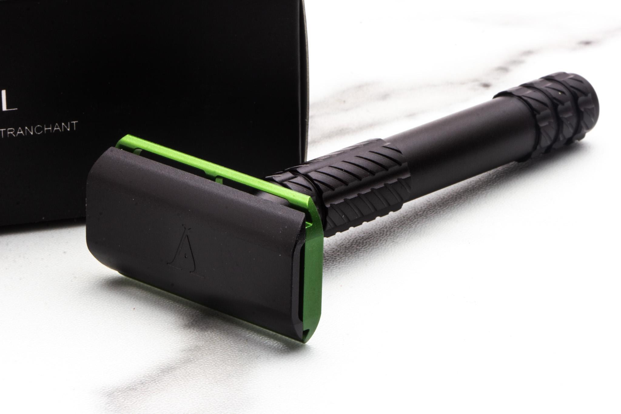 Ayslworth Razor | APEX-AL Double Edge Safety Razor - Jet Black