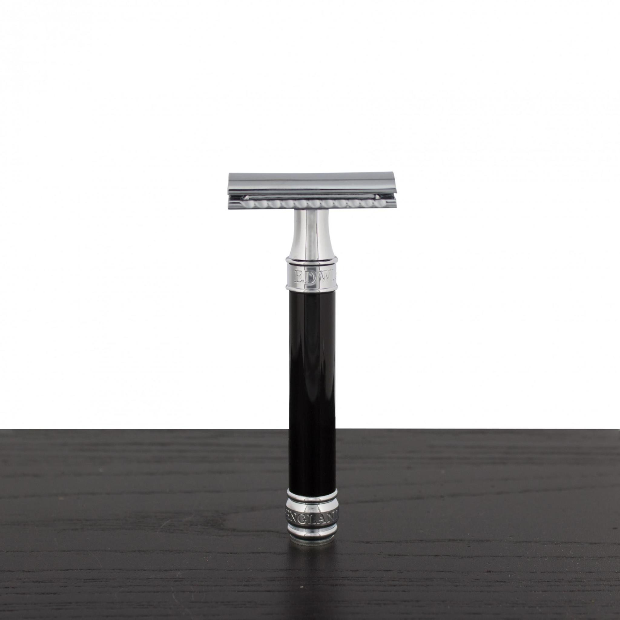 Edwin Jagger DE86 Double Edge Safety Razor, Black - Razor Emporium