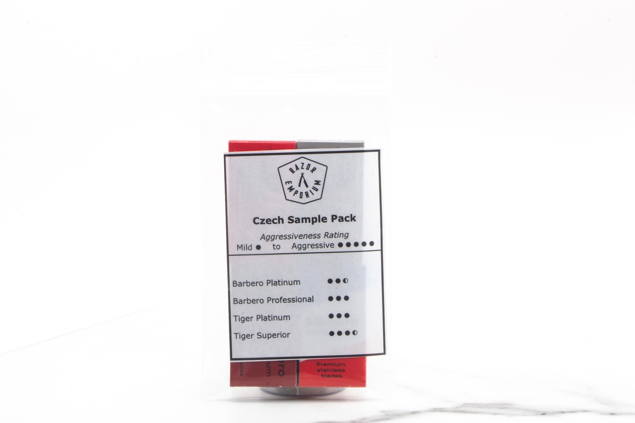 Double Edge Safety Razor Blade Sample Pack | Czech - Razor Emporium