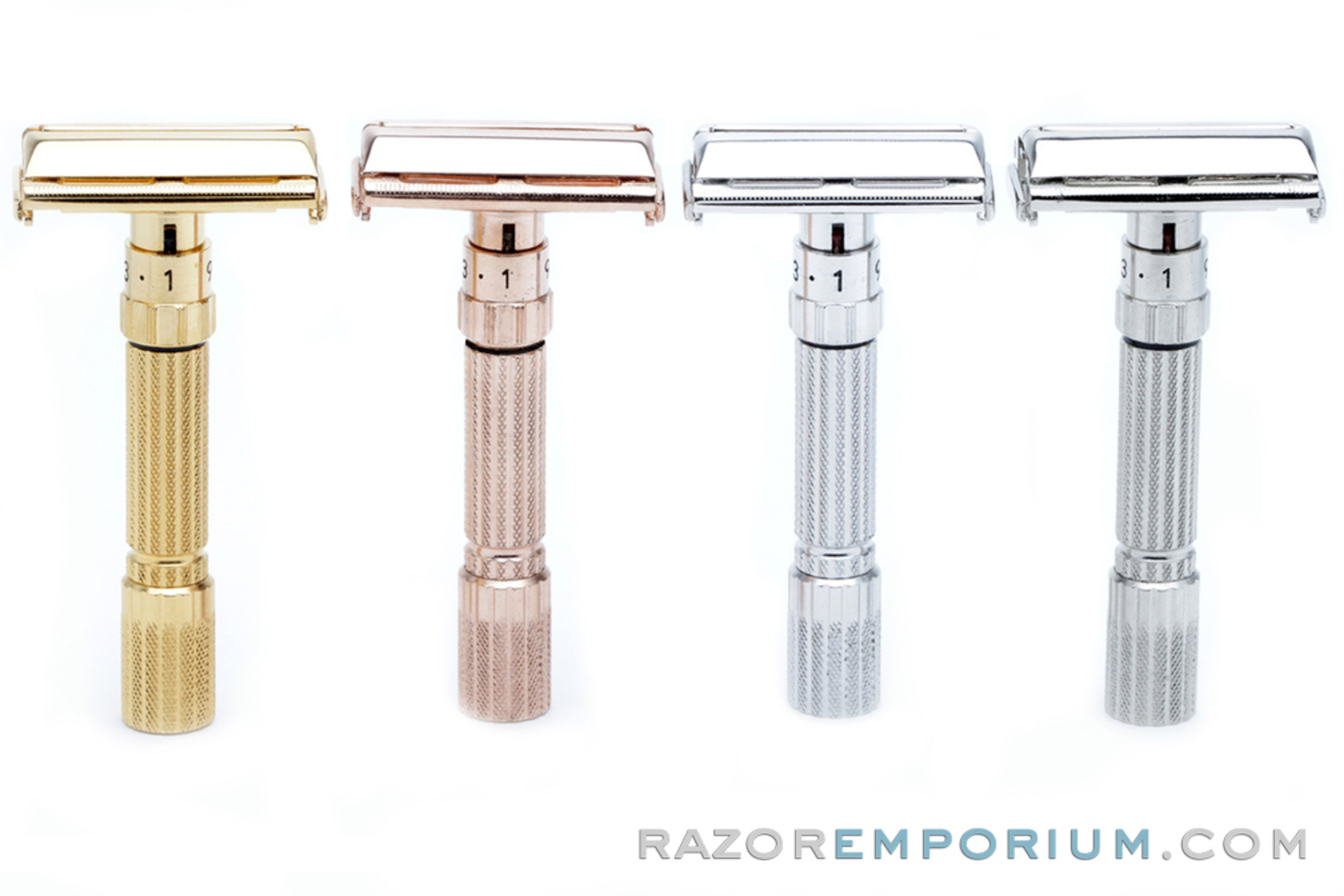 Revamp Precious metal options, From Left to Right: 24K Gold, Rosegold, Rhodium, Nickel