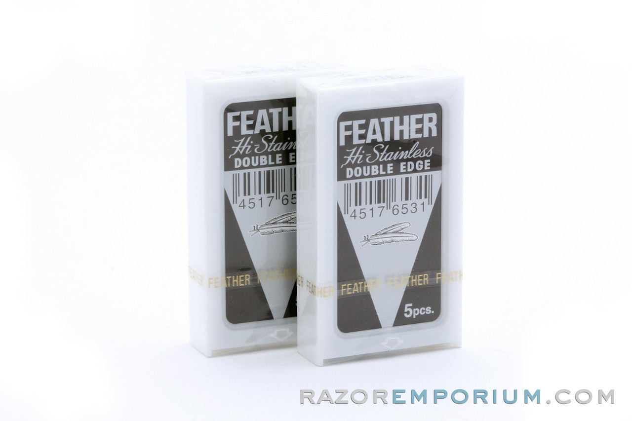 Feather Hi Stainless | Japanese Aggressive DE Razor Blade | Razor