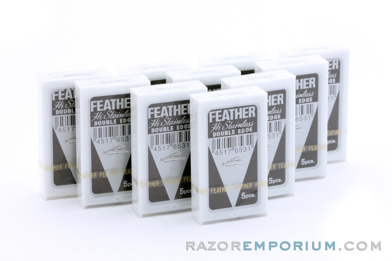 Feather Hi Stainless | Japanese Aggressive DE Razor Blade | Razor