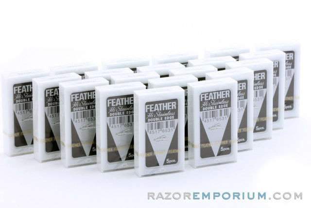 Feather Hi Stainless | Japanese Aggressive DE Razor Blade | Razor