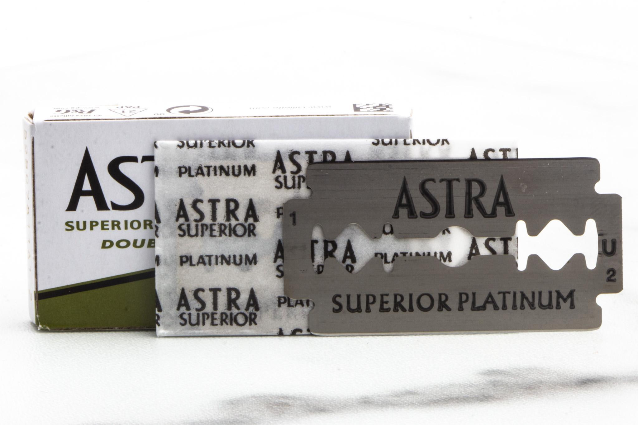 Astra Super Platinum | Green DE Blade | Razor Emporium - Razor