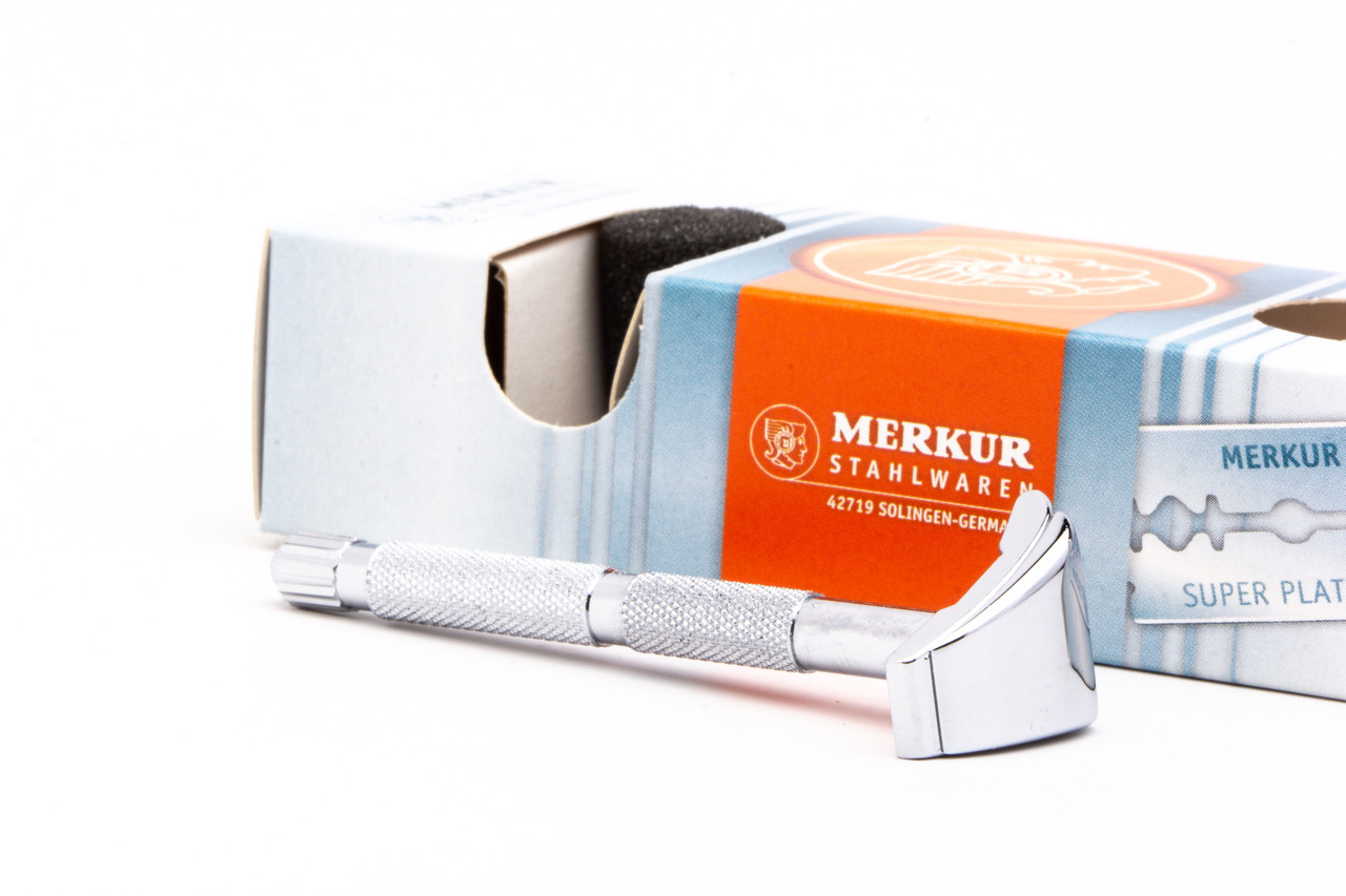 美品ロンクーシーマーカー　バイメタル Merkur 907 Detail | Moustache Mustache | Razor Emporium - Razor