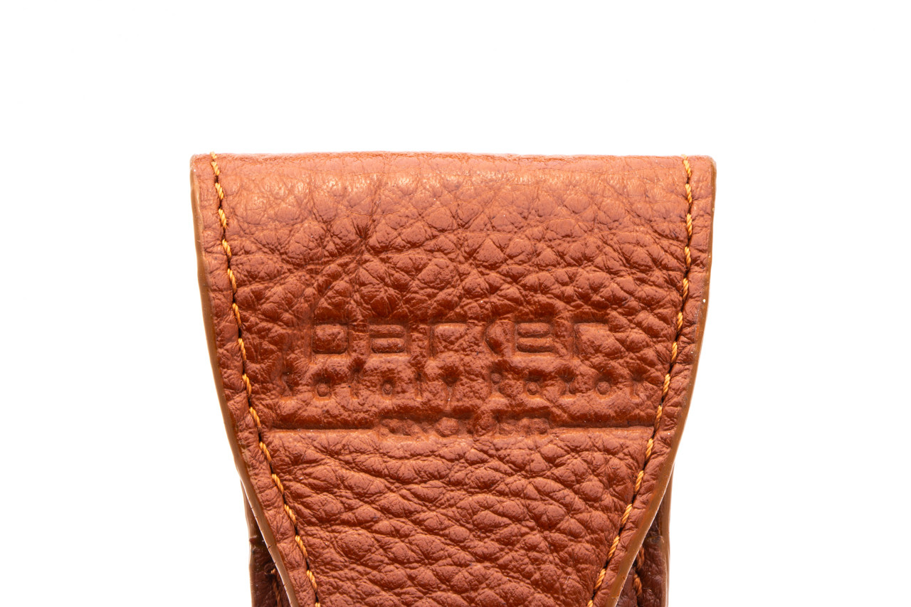 Parker Deluxe Saddle Leather Safety Razor Travel Pouch | Razor