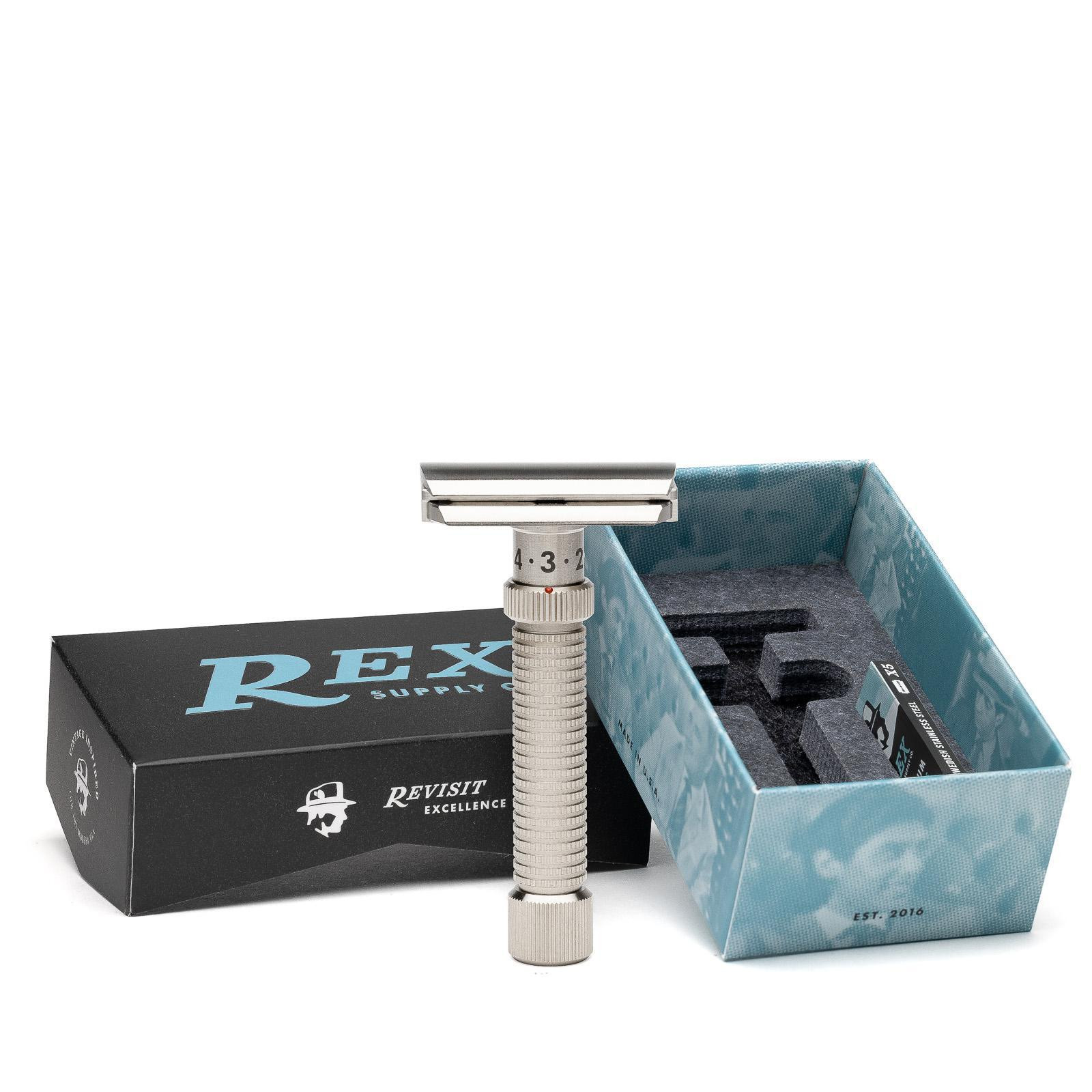 ぺー Rex Supply Co | Ambassador Adjustable DE Razor | Razor Emporium