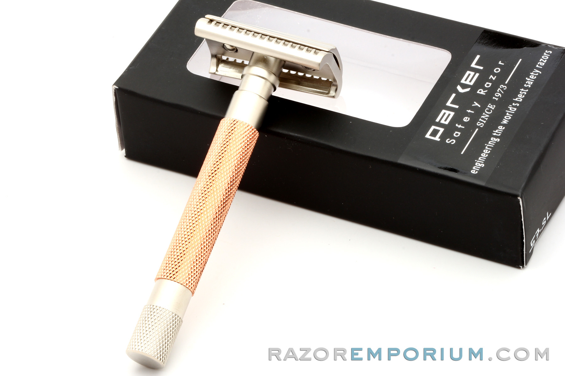 Parker | 57SL Slant DE Razor Rose Gold | Razor Emporium - Razor