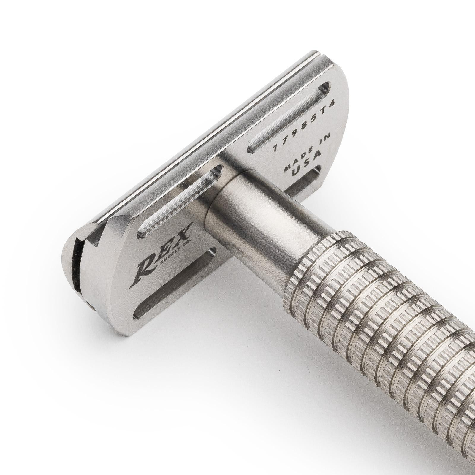 Rex Supply Co | Envoy Stainless Steel DE Razor | Razor Emporium