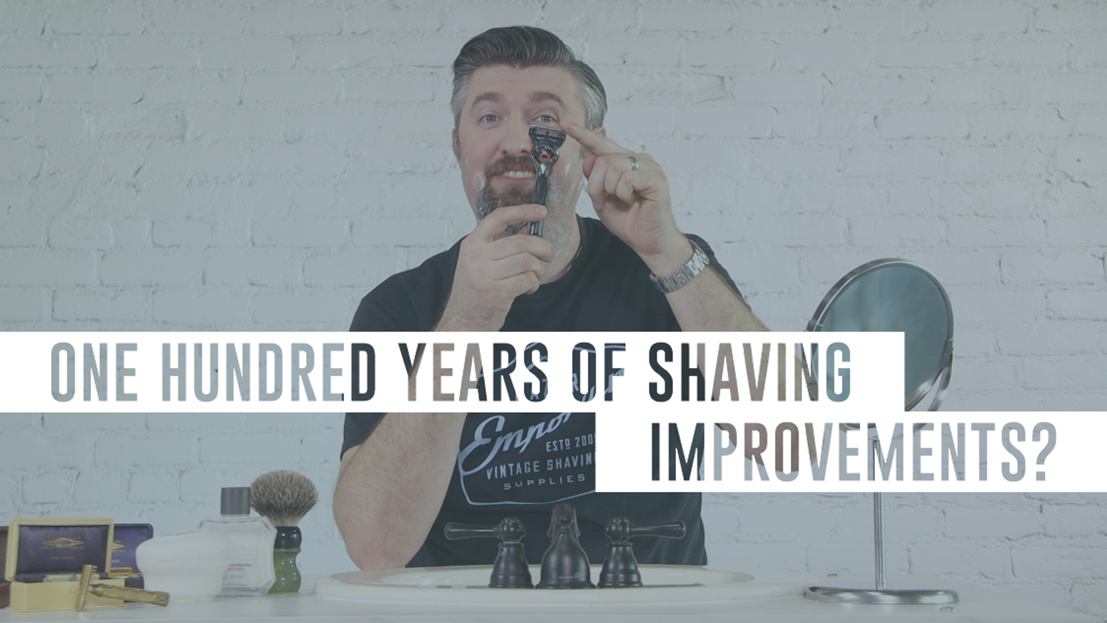 1922 vs 2022 Gillette Razor Shave Experience