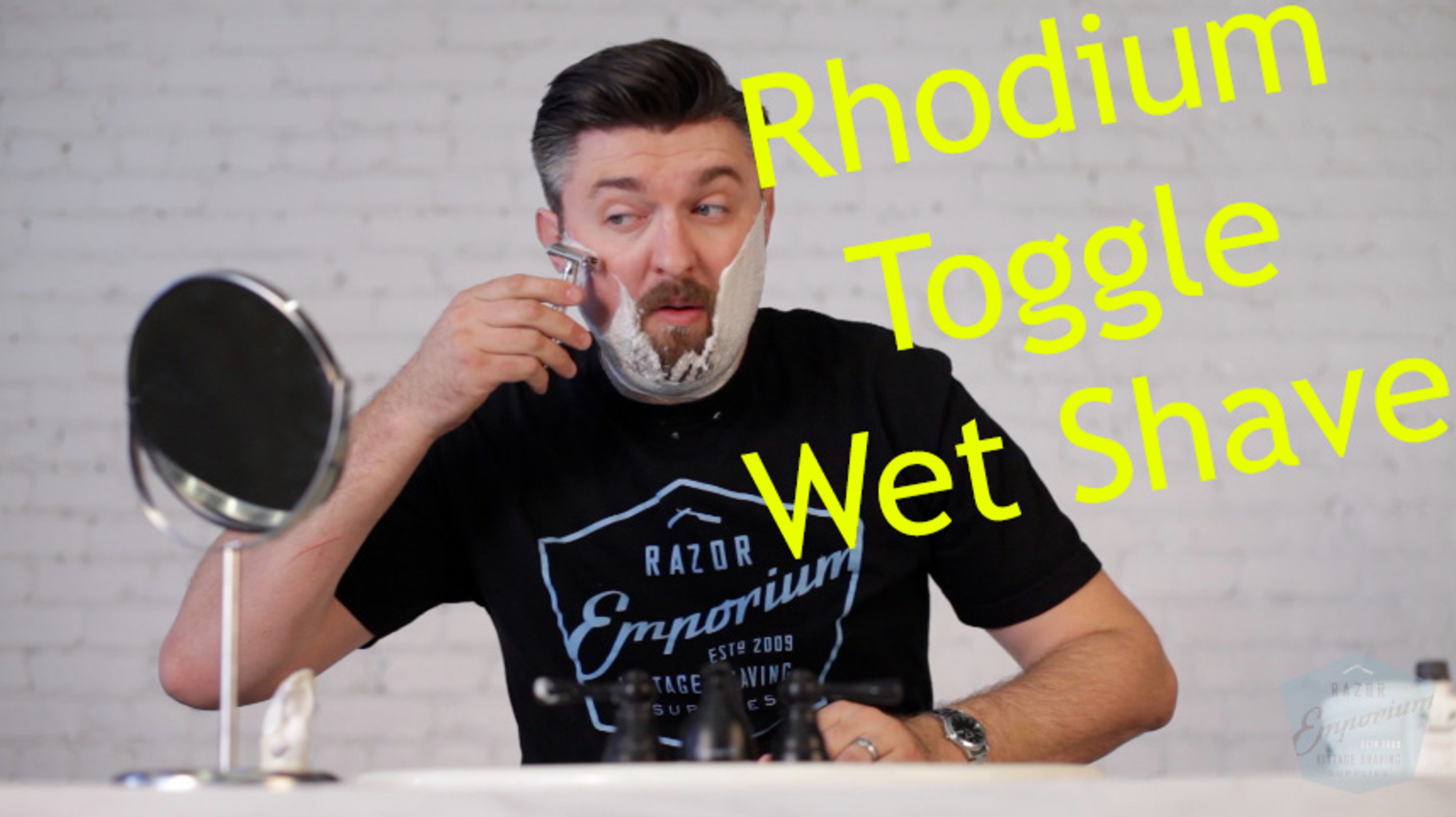 Vintage Gillette Rhodium Toggle Wetshave