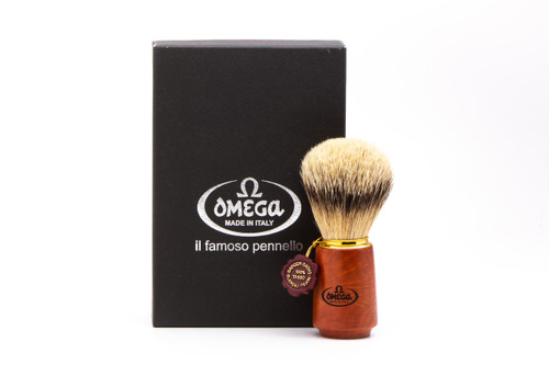 Omega | 6144 Silvertip Badger Shaving Brush 