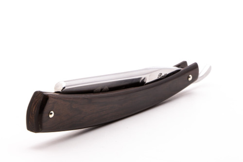 6/8" Ralf Aust American Tip  Straight Razor - African Blackwood Scales